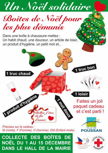 Affiche noël solidaire