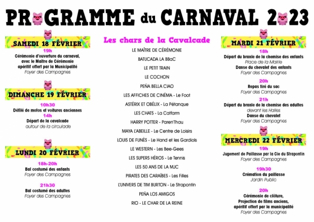 Prog-Carnaval-Poussan-2023 © Ville de Poussan