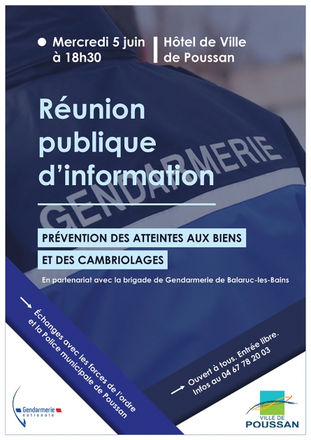 Réunion publique Gendarmerie