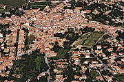 Vue aérienne du village